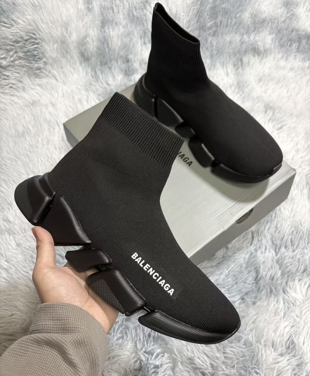 Balenciaga Speed 2.0 Sneaker "Black/White"