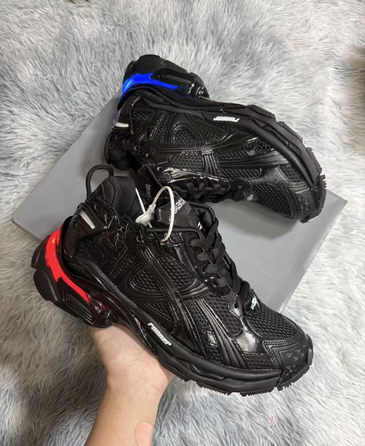 Balenciaga Runner LED Sneaker "Black"